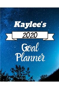Kaylee's 2020 Goal Planner