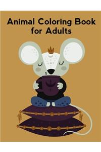 Animal Coloring Book For Adults
