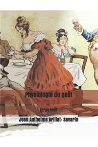 Physiologie du goût