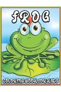 Frog Coloring Book for Kids