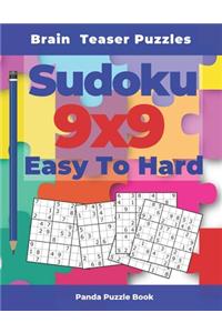 Brain Teaser Puzzles - Sudoku 9x9 Easy To Hard