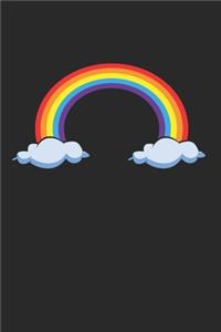 Regenbogen mit Wolken - Rainbow