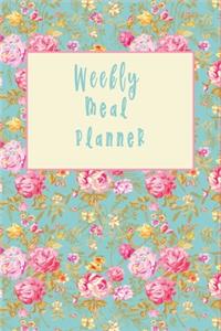 Weekly Floral Meal Planner for Ladies