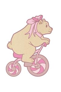 Sporty Bear Bike Notebook