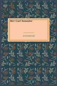 Shit I Can't Remember
