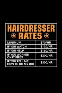 Hairdresser Rates