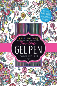 Kaleidoscope Fabulous Gel Pen Coloring Kit (Silver Dolphin)