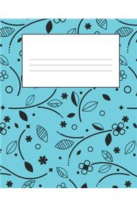 Floral Composition Notebook