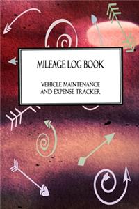 Mileage Log Book Vehicle Maintenance and Expense Tracker
