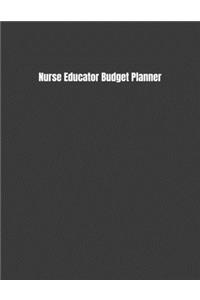 Nurse Educator Budget Planner
