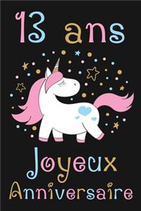 13 ans Joyeux Anniversaire
