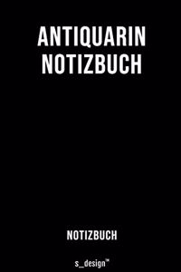 Notizbuch für Antiquarin