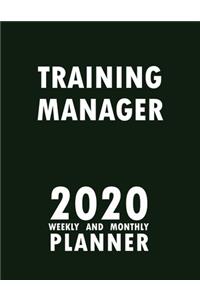 Training Manager 2020 Weekly and Monthly Planner