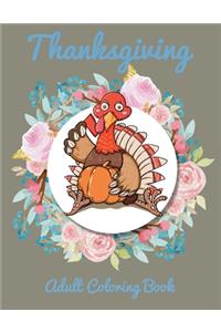 Thanksgiving Adult Coloring Book