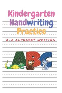 Kindergarten Handwriting Practice A-Z Alphabet Writing