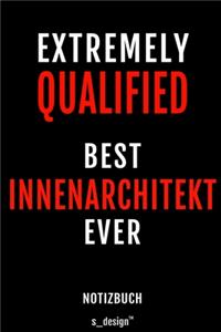 Notizbuch für Innen-Architekten / Innen-Architekt / Innen-Architektin
