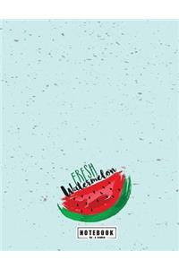 Fresh watermelon notebook