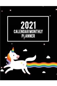 2021 Calendar Monthly Planner