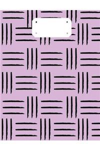 Purple Tribal Composition Notebook