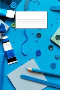 Blue Blank Paper Book - Arts And Crafts