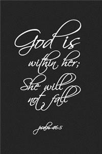 God Is Within Her She Will Not Fall
