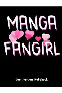 Manga Fangirl Composition Notebook