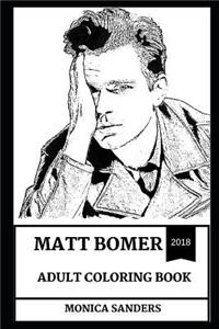 Matt Bomer Adult Coloring Book
