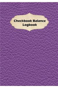 Checkbook Balance Logbook