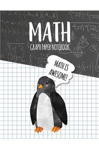 Math Graph Paper Notebook