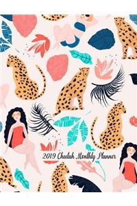2019 Cheetah Monthly Planner