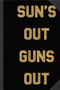 Suns Out Guns Out Vintage Journal Notebook