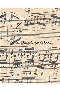 The Blank Music Notebook