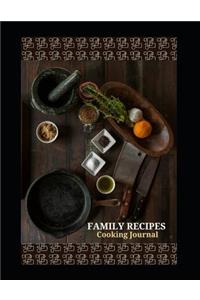 Our Family Recipes Journal