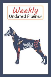 Weekly Undated Planner