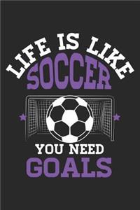 Life Is Like Soccer You Need Goals
