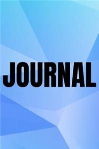 Polygonal Abstract Geometric Background Lined Writing Journal Vol. 26
