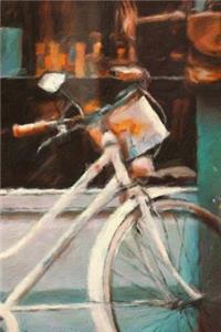 White Bicycle - Blank Notebook