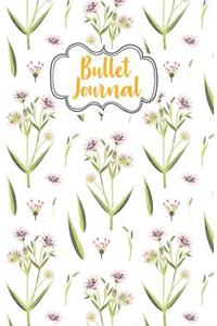 Bullet Journal: Sweet Floral Plant: Notebook, Bullet Journal Dotted Grid, 100 Pages (5.5 X 8.5)