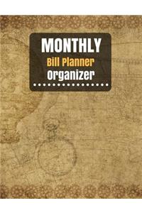 Monthly Bill Planner Organizer