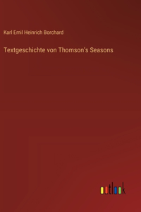 Textgeschichte von Thomson's Seasons