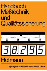 Handbuch Meßtechnik Und Qualitätssicherung