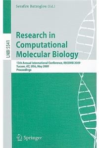 Research in Computational Molecular Biology