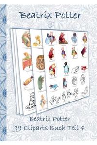 Beatrix Potter 99 Cliparts Buch Teil 4 ( Peter Hase )