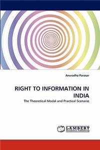 Right to Information in India