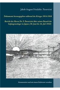 Dokumente herausgegeben während des Krieges 1914-1918