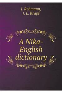 A Nika-English Dictionary