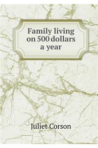 Family Living on 500 Dollars a Year