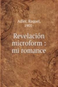 REVELACI  N MICROFORM MI ROMANCE