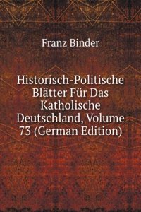 HISTORISCH-POLITISCHE BL  TTER F R DAS