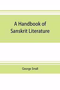 handbook of Sanskrit literature